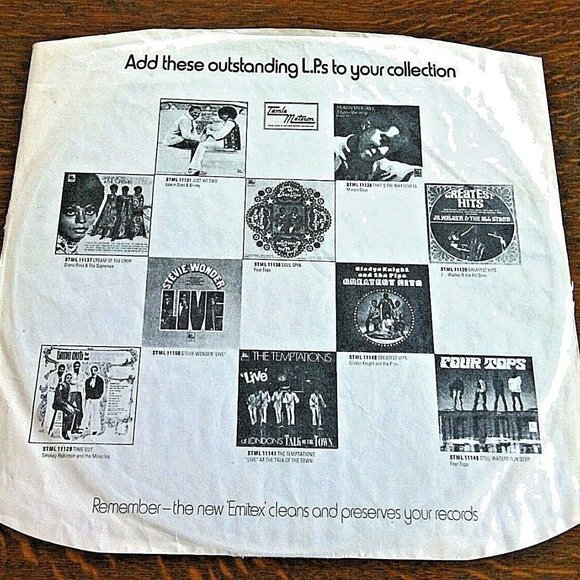 Vinyl Record Diana Ross & Supremes Temptations 1968 Original Tamla Motown NBC-TV - Picture 12 of 16